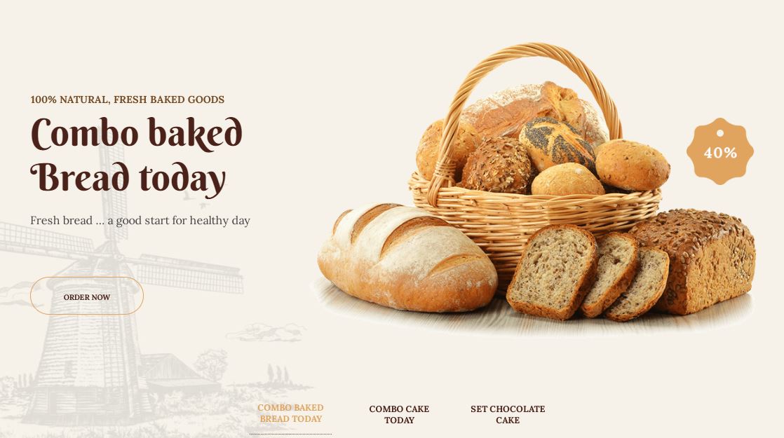 online bakery store