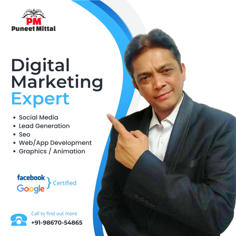 Puneet Mittal Digital Marketing Freelancer